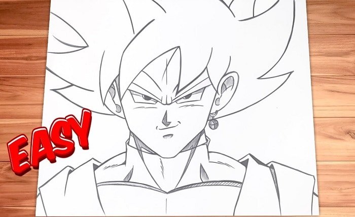 How to Draw Goku Black